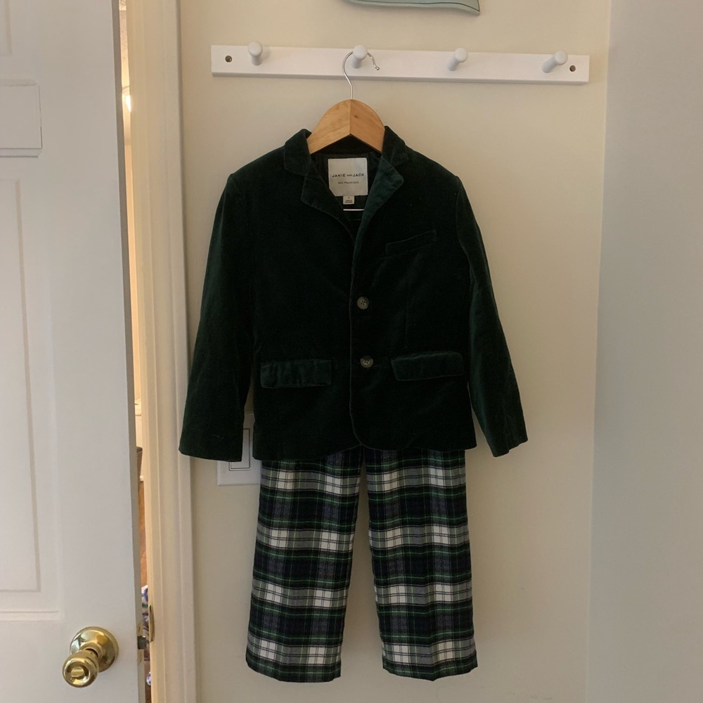 Janie and Jack Christmas Suit